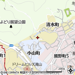 兵庫県神戸市兵庫区清水町9周辺の地図
