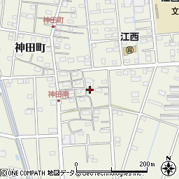 静岡県浜松市中央区神田町729周辺の地図