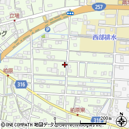 静岡県浜松市中央区篠原町21741周辺の地図