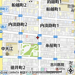 Ａ中央区　ハチの巣駆除２４Ｘ３６５安心受付センター周辺の地図