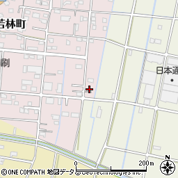 静岡県浜松市中央区東若林町1585周辺の地図