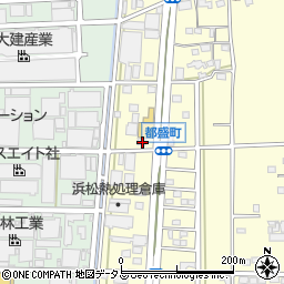 静岡県浜松市中央区都盛町151周辺の地図