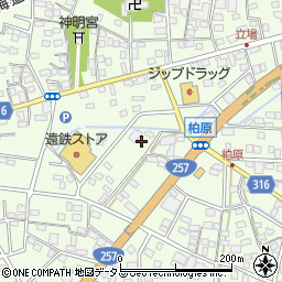 静岡県浜松市中央区篠原町21529周辺の地図