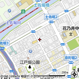 フェスタ江戸堀ビル周辺の地図