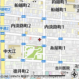 ウエスコ大阪支社周辺の地図