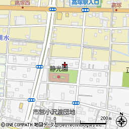 静岡県浜松市中央区小沢渡町1272周辺の地図