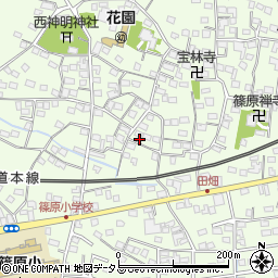 静岡県浜松市中央区篠原町9396周辺の地図
