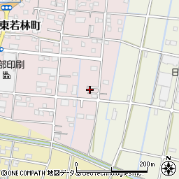 静岡県浜松市中央区東若林町1575周辺の地図