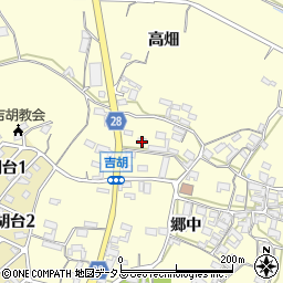 愛知県田原市吉胡町郷中157周辺の地図