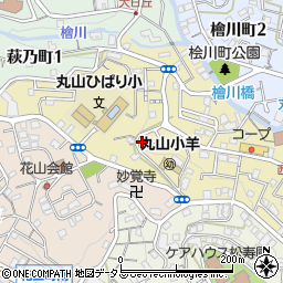 兵庫県神戸市長田区西丸山町2丁目3-12周辺の地図