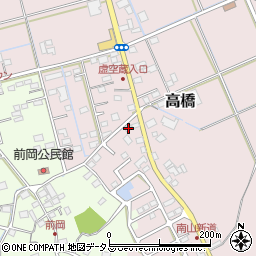 静岡県菊川市高橋3832周辺の地図