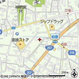 静岡県浜松市中央区篠原町21528周辺の地図