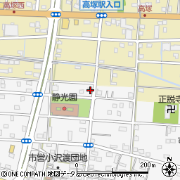 静岡県浜松市中央区小沢渡町1267周辺の地図