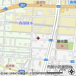静岡県浜松市中央区小沢渡町1284周辺の地図