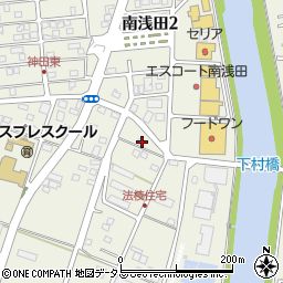 静岡県浜松市中央区法枝町9周辺の地図