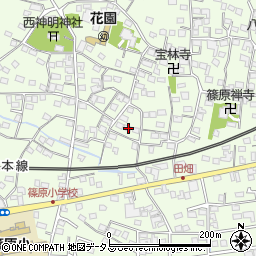 静岡県浜松市中央区篠原町9397周辺の地図