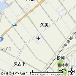 愛知県豊橋市杉山町久美35周辺の地図