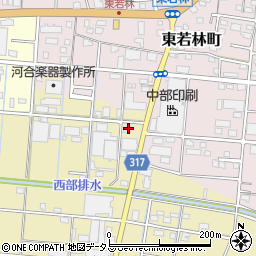 静岡県浜松市中央区新橋町167周辺の地図