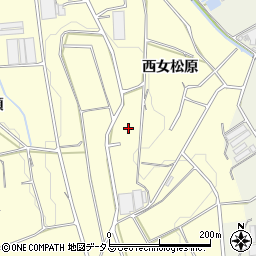 愛知県豊橋市東七根町（西女松原）周辺の地図