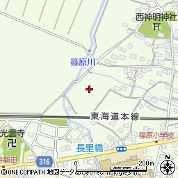 静岡県浜松市中央区篠原町9685周辺の地図