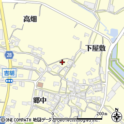 愛知県田原市吉胡町郷中118周辺の地図