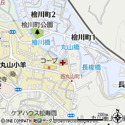 丸山コミュニティ・センター周辺の地図