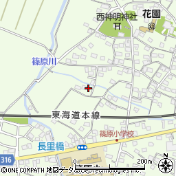 静岡県浜松市中央区篠原町9649周辺の地図