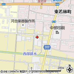 静岡県浜松市中央区新橋町171周辺の地図