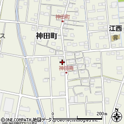 静岡県浜松市中央区神田町1051周辺の地図