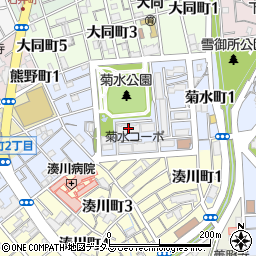 菊水コーポ３号棟周辺の地図