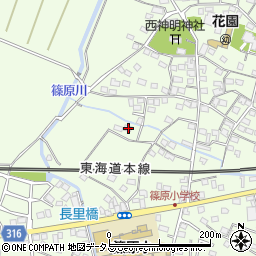 静岡県浜松市中央区篠原町9658周辺の地図