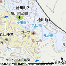 神戸市立丸山コミュニティセンター周辺の地図