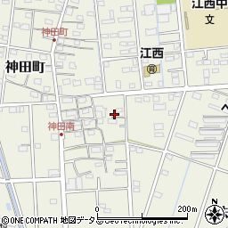 静岡県浜松市中央区神田町726周辺の地図