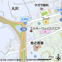 静岡県牧之原市大沢837-7周辺の地図
