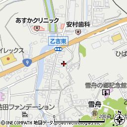 島根県益田市乙吉町161周辺の地図