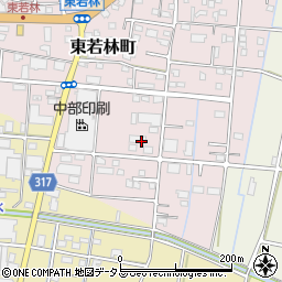 静岡県浜松市中央区東若林町1544周辺の地図