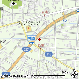 静岡県浜松市中央区篠原町21768周辺の地図