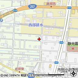 静岡県浜松市中央区篠原町21723周辺の地図