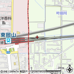 岡山県岡山市東区宍甘54周辺の地図