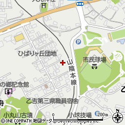 島根県益田市乙吉町861-5周辺の地図