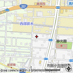 静岡県浜松市中央区小沢渡町1285周辺の地図