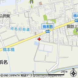 静岡県湖西市新居町浜名1261周辺の地図