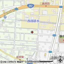静岡県浜松市中央区篠原町21719周辺の地図