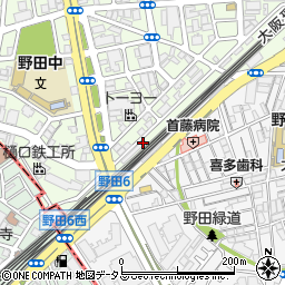 訪問看護ステーションデューン大阪福島周辺の地図