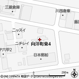 神戸税関六甲アイランドコンテナ検査センター周辺の地図