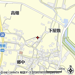 愛知県田原市吉胡町郷中116周辺の地図