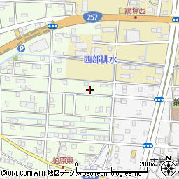 静岡県浜松市中央区篠原町21716周辺の地図