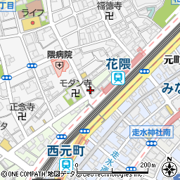 為井商店周辺の地図