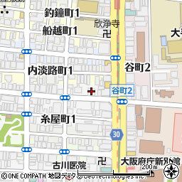 ヤマト運輸大阪大手通サテライトセンター周辺の地図