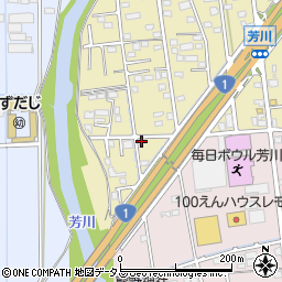 静岡県浜松市中央区芳川町573周辺の地図